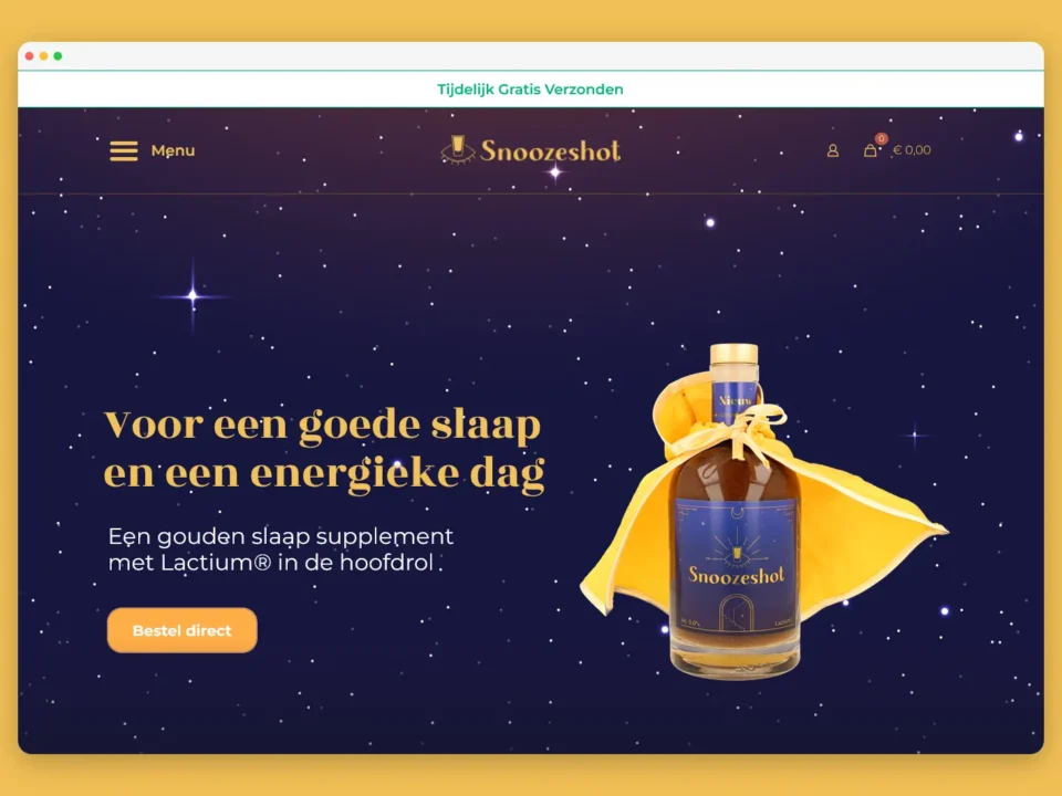snoozeshot webdesign website make pew online
